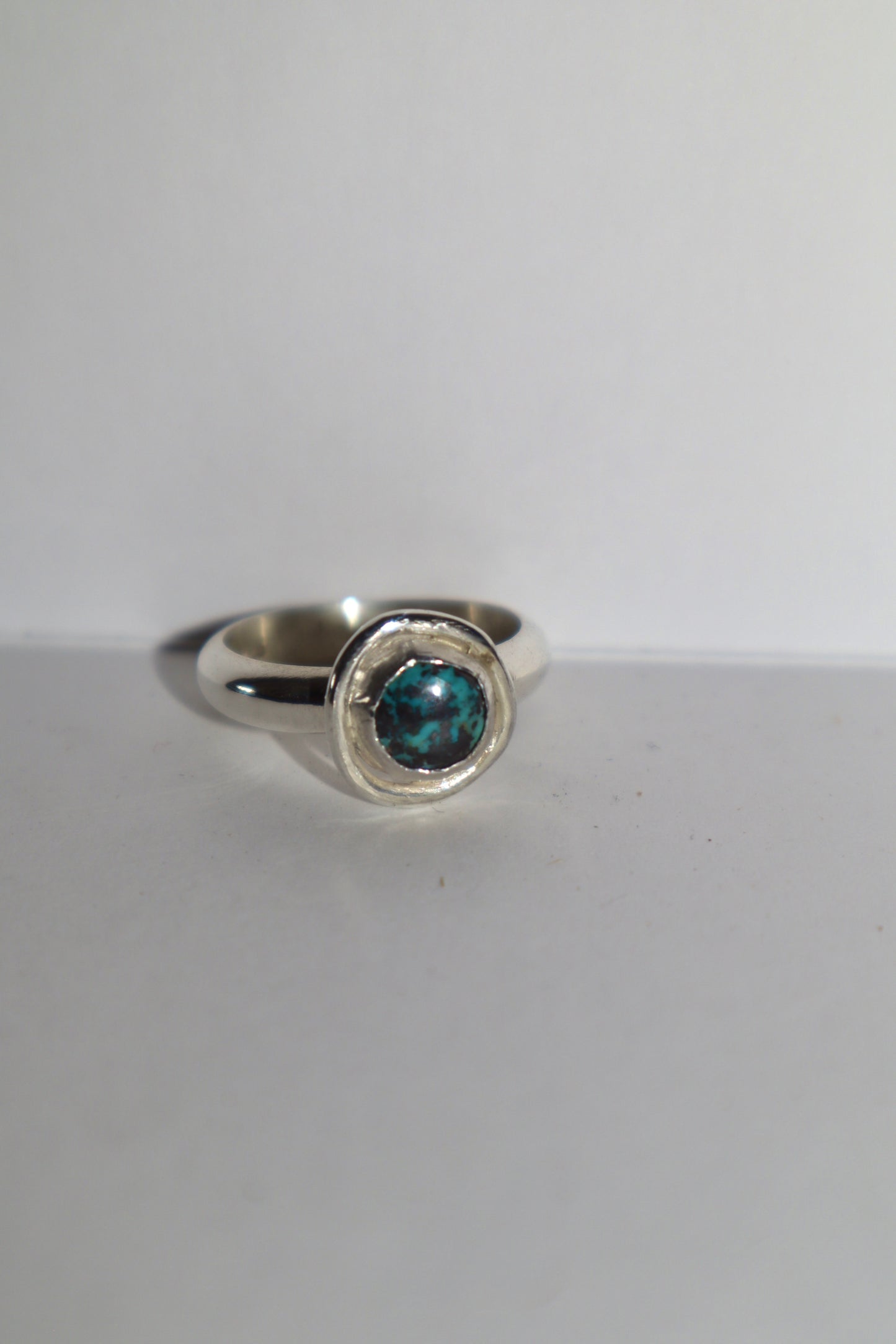 Turquoise border ring
