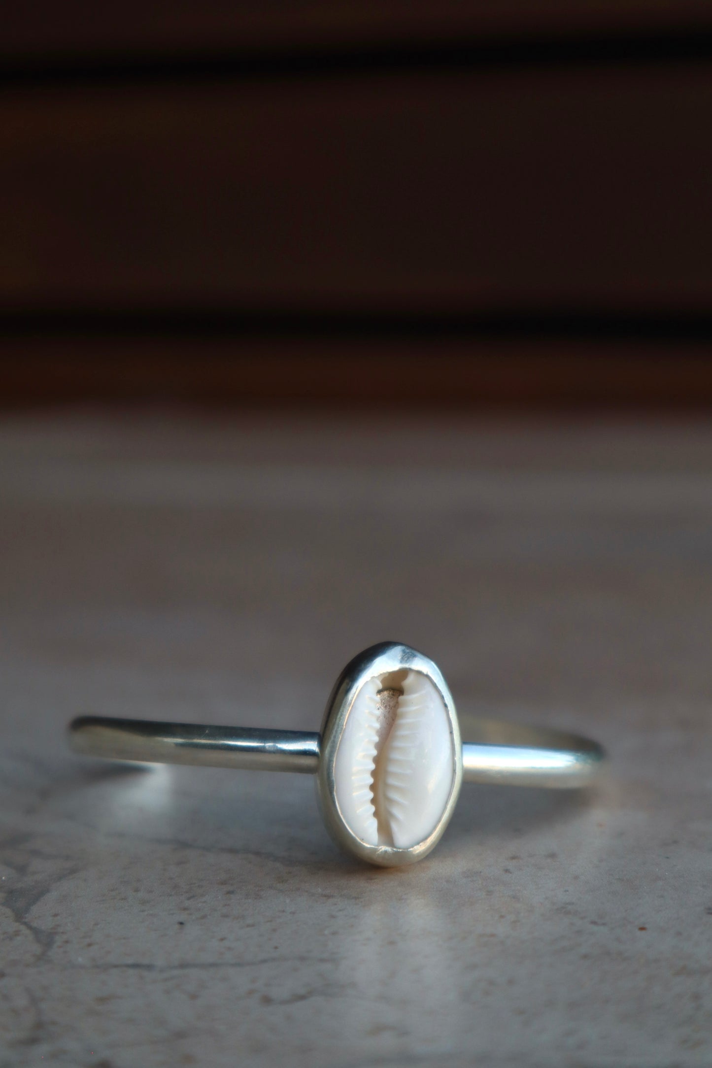Cowrie shell cuff