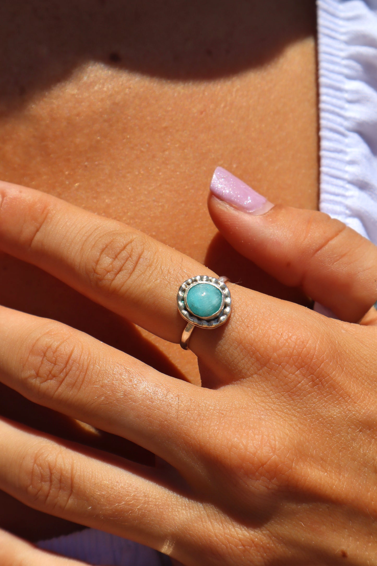 Amazonite ring