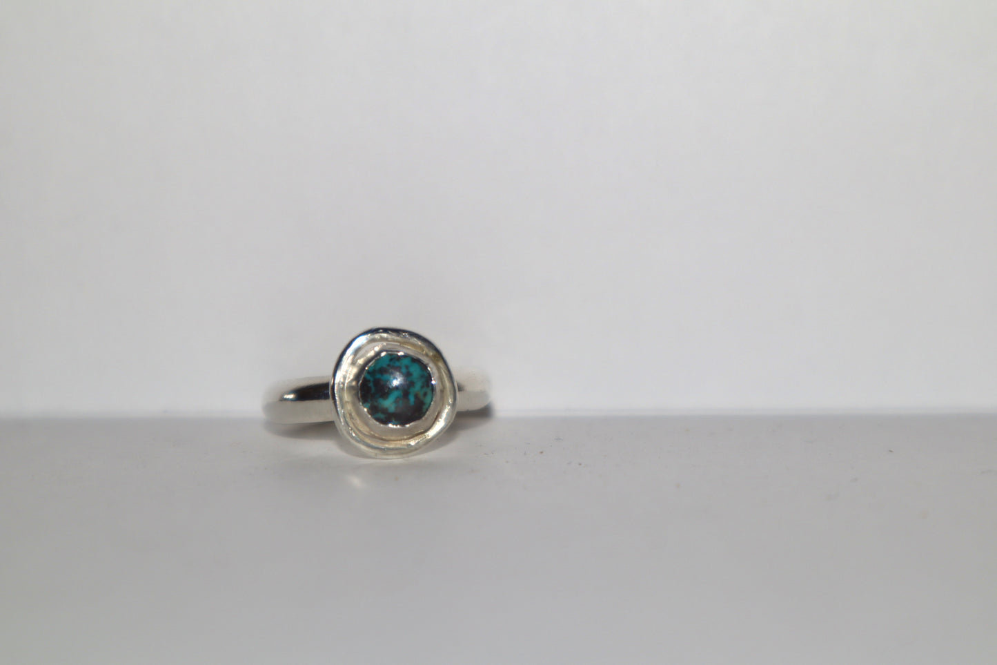 Turquoise border ring