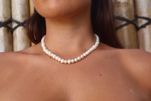 Puerto pearls necklace