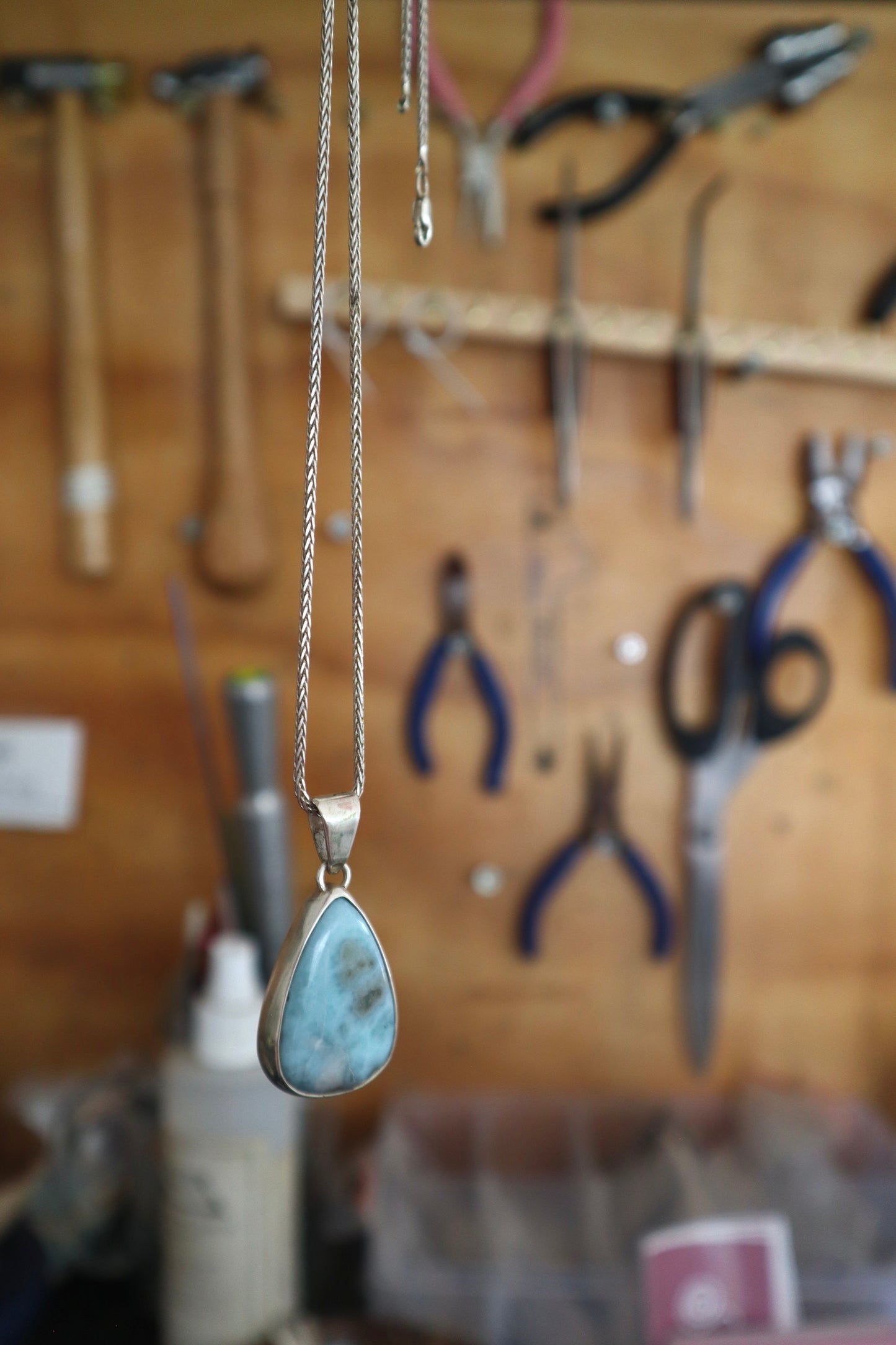 Larimar pendant