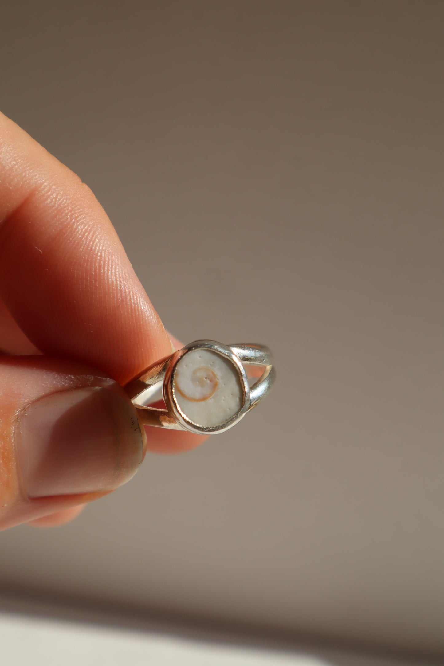Shivas eye split band ring